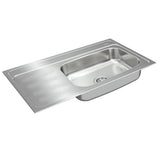 Tarja Empotrar Acero Inox Teka GALAXY 950 T-XN 1B 1D L BW Escurridor Izquierdo