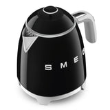 Hervidor Eléctrico Smeg KLF05BLUS de 0.8 L Color Negro