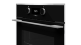 Horno Eléctrico Empotrable Teka HLB 840 BK-SS de 60 cm (24 pulgadas) Acero Inoxidable y Cristal Negro