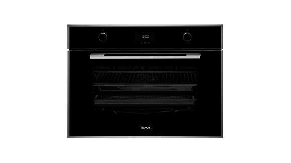 Horno Eléctrico Empotrable Teka HLF 840 BK-SS de 80 cm (31 pulgadas) Acero Inoxidable y Cristal Negro