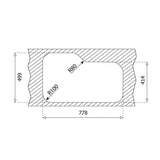 Combo Tarja Empotre y Monomando Teka Tekaway DM 33.22 1C 978 de 84 cm