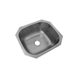 Tarja Sencilla Submontar EB Técnica MS10 Acero Inox Satinado