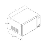 Microondas Whirlpool WM1807D de 45 cm (18") y Capacidad 0.7 p³ Acero Inox