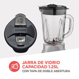 Licuadora Black + Decker Pulverix, BL1140MS-MX de 1.5 L y 2 Velocidades