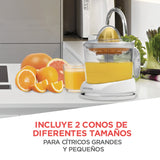 Exprimidor de Jugo Black + Decker CJ625-LA con Boquilla y Control de Pulpa