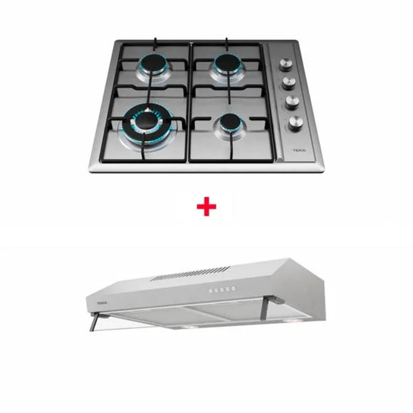 Combo Teka PACK DUETTO 60 PLUS Campana y Parrilla Acero Inoxidable