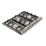 Parrilla Gas Empotre Teka EX 70 5G AI TR H. FUND 5 Quemadores 68 cm (26")