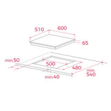 Combo Teka PACK DUETTO 60 PLUS Campana y Parrilla Acero Inoxidable