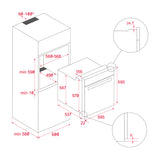 Horno Eléctrico Empotrable Teka HSB 6350 SS E06 MX 60 cm Acero Inox Antihuella