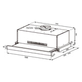 Campana Empotre Extraíble Teka PLR 6320 MCL IX 60 cm (24") Acero Inoxidable