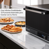 Horno Eléctrico Kitchenaid Kco224lbm Con Airfry 12 Funciones