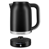Hervidor eléctrico de 1.7 litros KitchenAid KEK1701BM color Black Matte