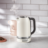 Hervidor eléctrico de 1.7 litros KitchenAid KEK1701PL color Porcelain White