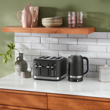 Tostador Kitchenaid Kmt4109bm 4 Rebanadas 1800w Black Matte