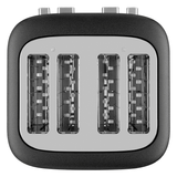 Tostador Kitchenaid Kmt4109bm 4 Rebanadas 1800w Black Matte