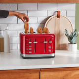 Tostador Kitchenaid Kmt4109er 4 Rebanadas 1800w Empire Red