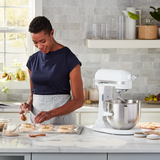 Batidora Tazón Elevable 6.6l Kitchenaid Ksm70skxxwh Blanca