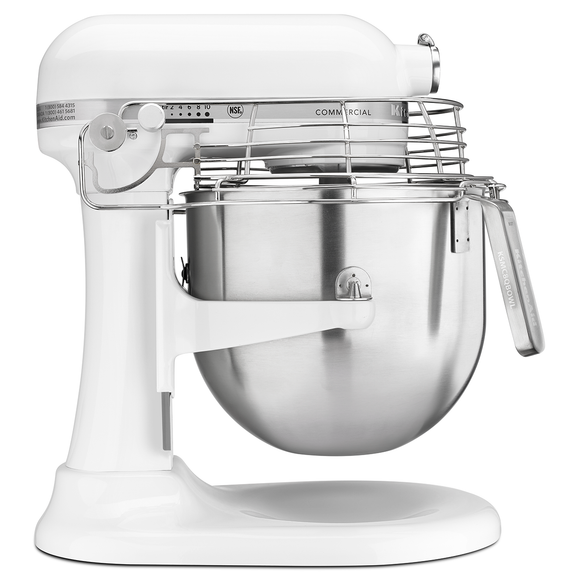 Batidora De Pedestal Kitchenaid Commercial Ksmc895wh White