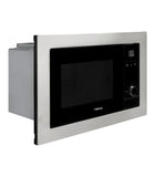 Microondas Teka MS 620 BIS de 60 cm (24 pulgadas) con Cristal Negro en Trim y Capacidad de 0.7 Pies Cúbicos