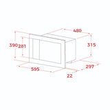 Microondas con Trim Teka MS 6200 BIS SS 110 / 60 MX E06 60 cm Acero Inox