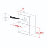 Microondas con Trim Teka MS 6200 BIS SS 110 / 60 MX E06 60 cm Acero Inox