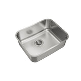 Tarja / Fregadero Teka BE - 50.40 PLUS para Submontar de 50 cm (19 pulgadas) con Una Tina en Acero Inoxidable
