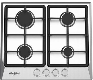 Parrilla Gas Empotre Whirlpool WP2421S 58 cm 4 Quemadores Acero Inox