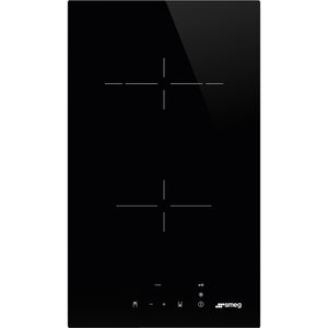 Parrilla Eléctrica Vitrocerámica Empotre Smeg SE232TD1 de 30 cm y 2 Zonas