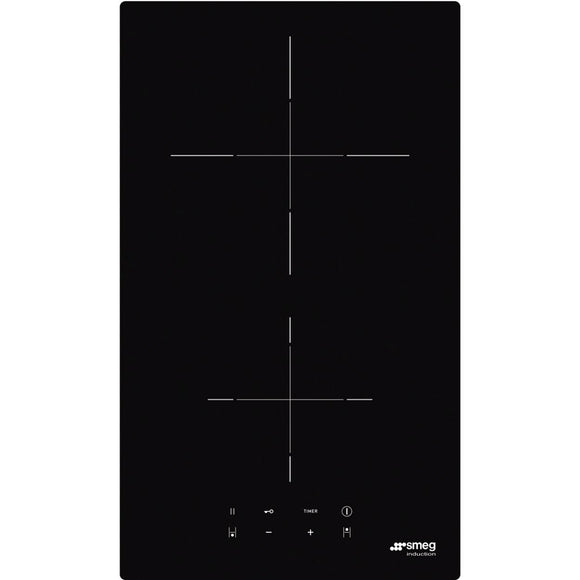 Parrilla Eléctrica Vitrocerámica Empotre Smeg SI2321D de 30 cm y 2 Zonas