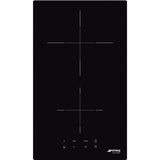 Parrilla Eléctrica Vitrocerámica Empotre Smeg SI2321D de 30 cm y 2 Zonas