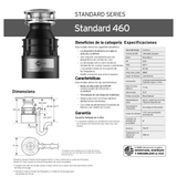 Triturador De Alimentos Insinkerator Standard 460 De 0.55 Hp