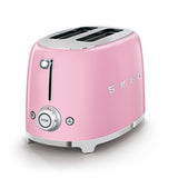 Tostador 2 Rebanadas Smeg TSF01PKUS Palanca de Elevación Manual Rosa