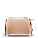 Tostador 2 Rebanadas Smeg TSF01RGUS Palanca de Elevación Manual Oro Rosa