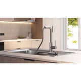 Mezcladora Monomando Extraíble Teka UNI 9331 XP de 34 cm Acero Inoxidable