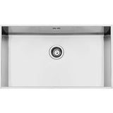 Tarja Sencilla Submontar Smeg VSTQ72-2 de 72 Cm en Acero Inox Cepillado