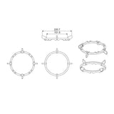 Accesorio Smeg WOKGHU Anillo para Wok de Hiero Fundido sobre Parrillas a Gas