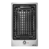 Parrilla Eléctrica Empotre Smeg PGF30B de 30 cm y 2 Quemadores Acero Inox