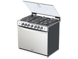 Estufa de Gas Empotrable Whirlpool WER5100S de 76 cm (30 pulgadas) en Acero Inoxidable y Acabado Espejo