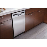 Lavavajillas Emportable Whirlpool WDF518SAHM de 45 cm (18 pulgadas) con 8 Servicios en Acero Inoxidable