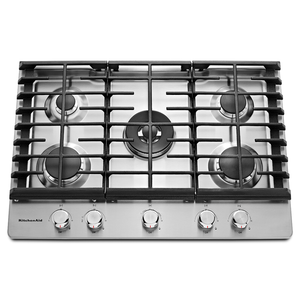 Parrilla de Gas KitchenAid KCGS550ESS de 76 cm(30 Pulgadas) en Acero Inoxidable