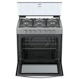 Estufa de Gas Empotrable Whirlpool WER3000D de 76 cm (30 pulgadas) en Acero Inoxidable y Acabado Espejo