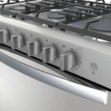 Estufa de Gas Empotrable Whirlpool WER3000D de 76 cm (30 pulgadas) en Acero Inoxidable y Acabado Espejo