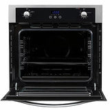 Horno de Gas Empotrable Whirlpool WOA205S de 60 cm (24 pulgadas) en Acero Inoxidable y Acabado Espejo Negro