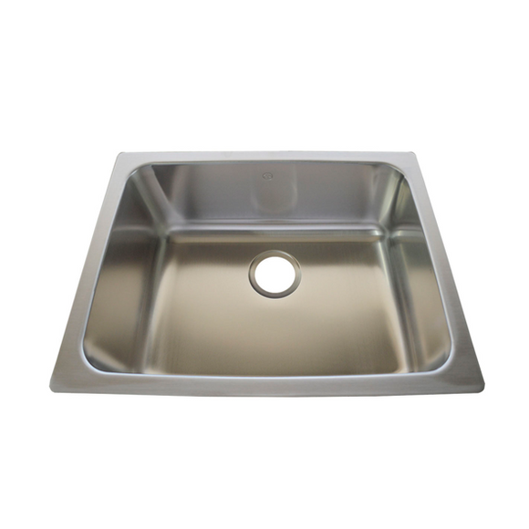 Tarja Sencilla Submontar EB Técnica A24189A Acero Inoxidable Satinado