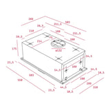 Campana Empotrable Dentro de Alacena Teka GFH 55 INOX de 55 cm (21 pulgadas) en Acero Inoxidable