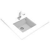 Tarja / Fregadero Teka SQUARE 50.40 TG W Tegranite+ para Submontar de 54 cm (21 pulgadas) con Una Cubeta Color Blanco