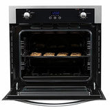 Horno de Gas Empotrable Whirlpool WOA205S de 60 cm (24 pulgadas) en Acero Inoxidable y Acabado Espejo Negro