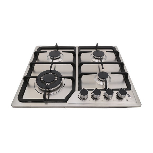 Parrilla de Gas IHD IZTA60 de 60 cm Cubierta de Acero Inoxidable y 4 Quemadores