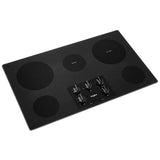 Parrilla Eléctrica Vitrocerámica Empotre Whirlpool WCE55US6HB 92 cm (36") 5 Quemadores