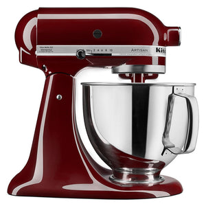 Batidora KitchenAid KSM150PSLCM Serie Artisan de 4.7 Lt 10 Velocidades Color Rojo Carmesí
